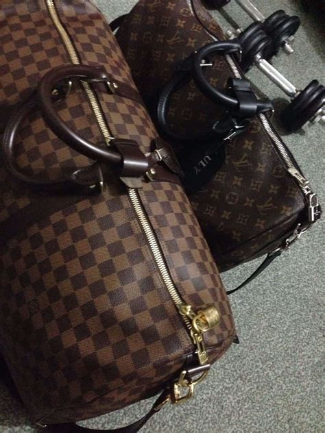 louis vuitton prism keepall real vs fake|louis vuitton keepall 55 bag.